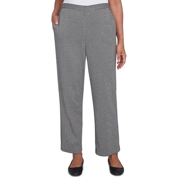 Alfred Dunner Pants - Alfred Dunner Gray Trousers with Elastic Waistband NWT 18P